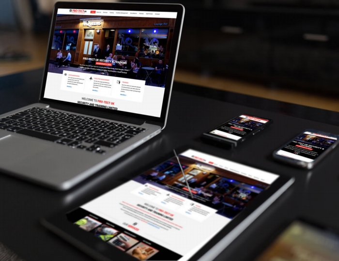 Web design for Pro-Tect UK, Carlisle